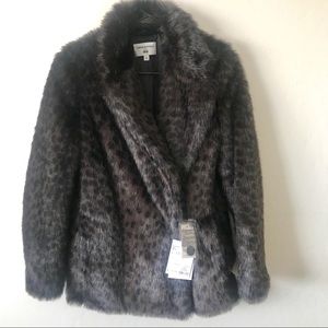Uniqlo x Carine Roitfeld faux fur coat